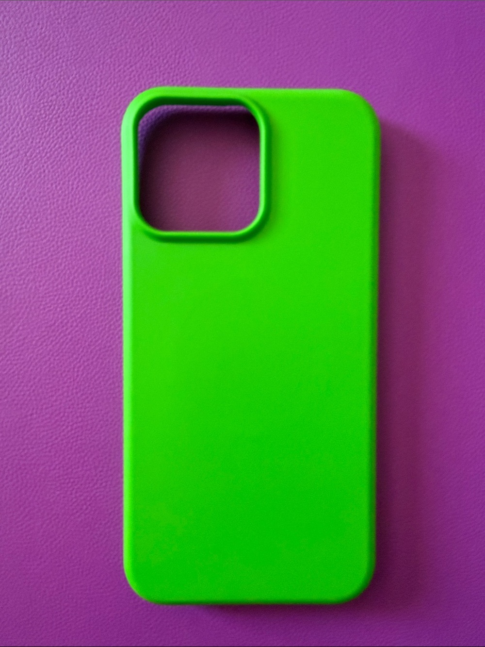 Bright Green & Pink Silicone Phone Cases with Large Camera Cutout